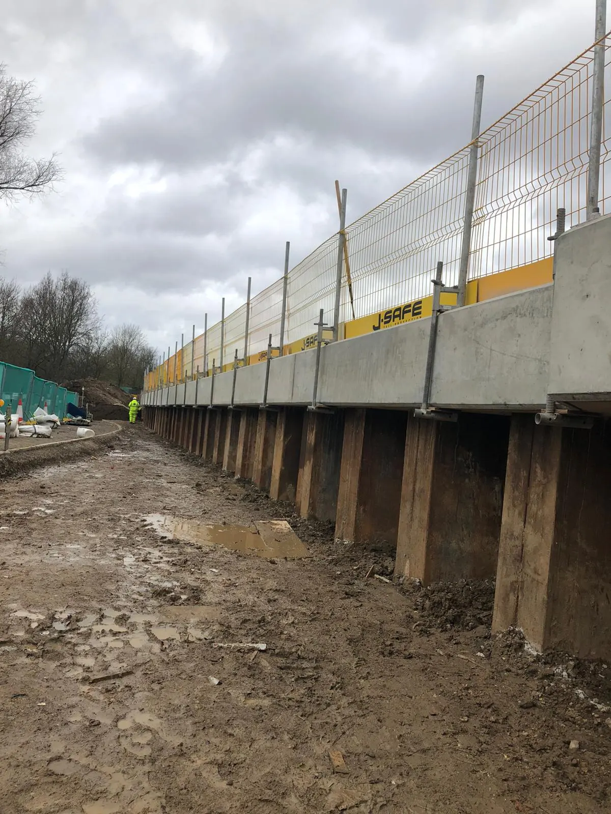Capping Beam on the A3, Guildford — Guildford, Surrey
