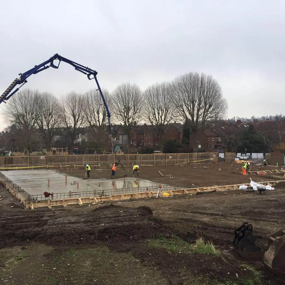 Concrete Base, Dorking FC — Dorking, Surrey