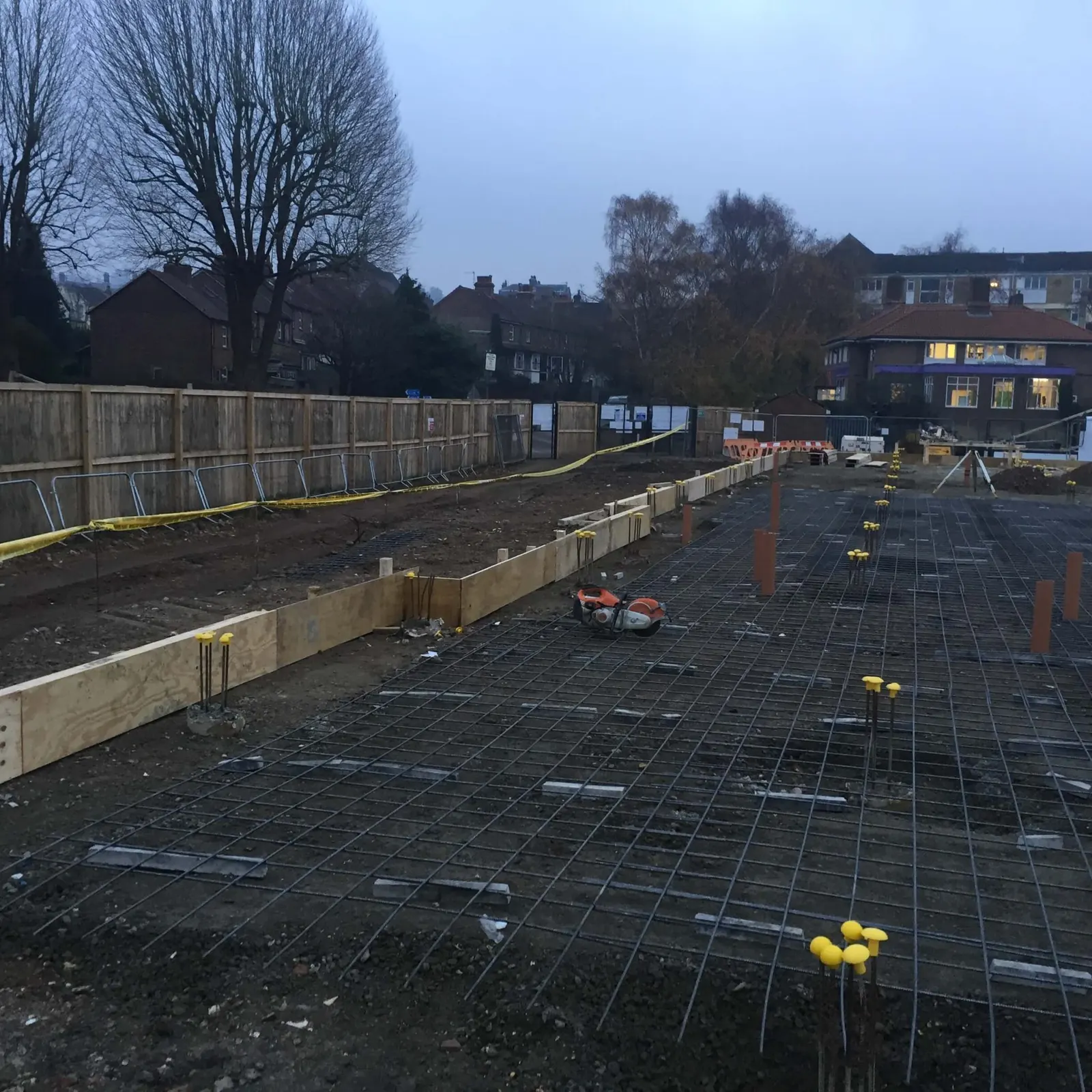 Concrete Base, Dorking FC — Dorking, Surrey, photo 2