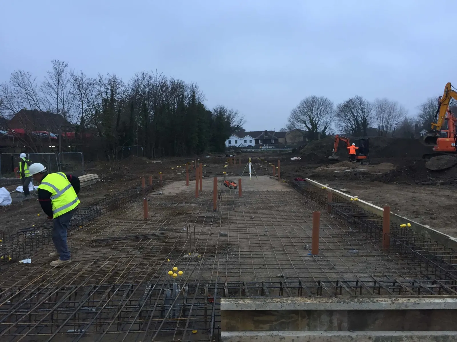 Concrete Base, Dorking FC — Dorking, Surrey, photo 3