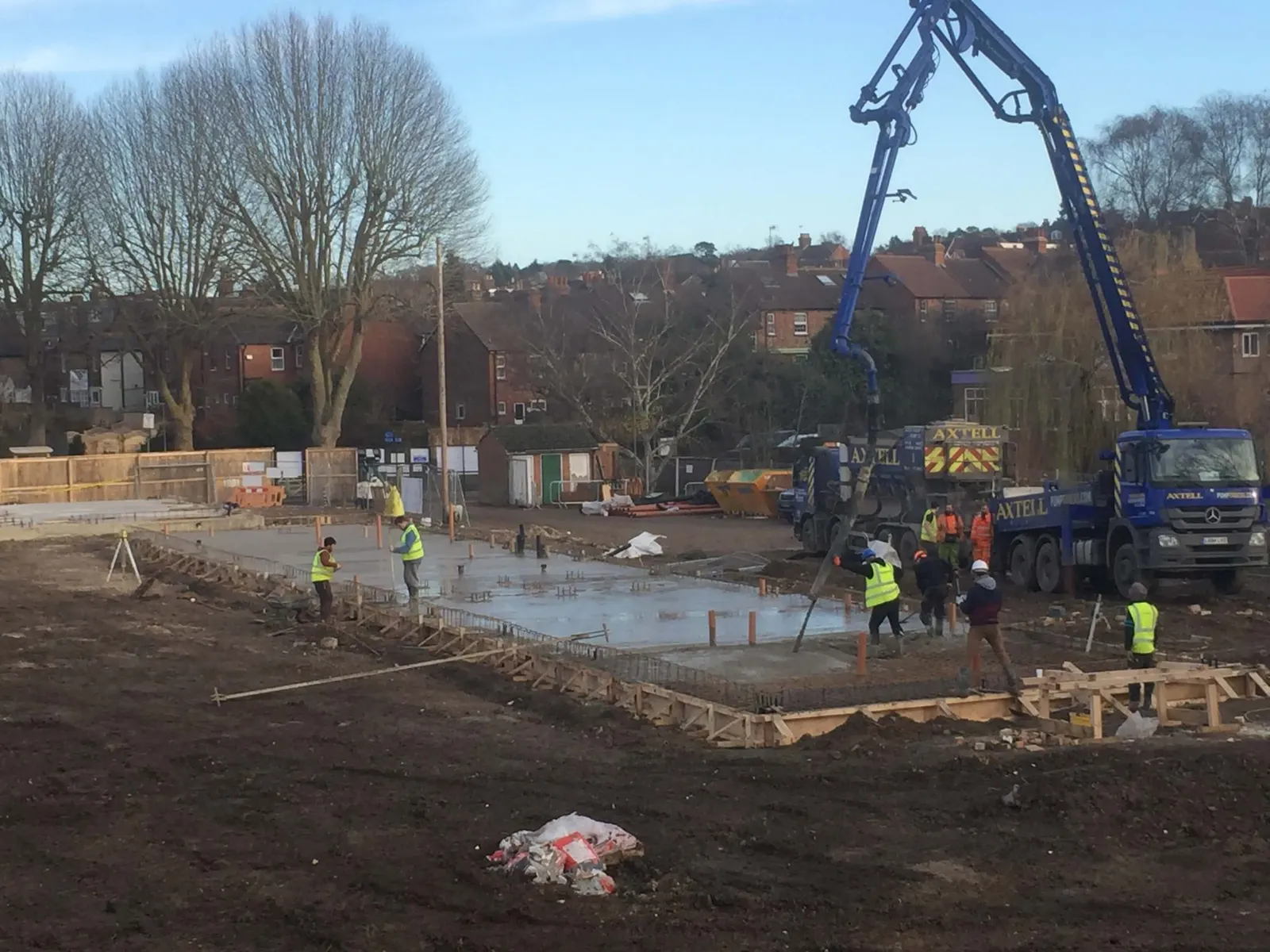 Concrete Base, Dorking FC — Dorking, Surrey, photo 5