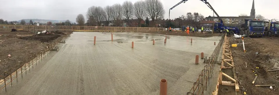 Concrete Base, Dorking FC — Dorking, Surrey, photo 6