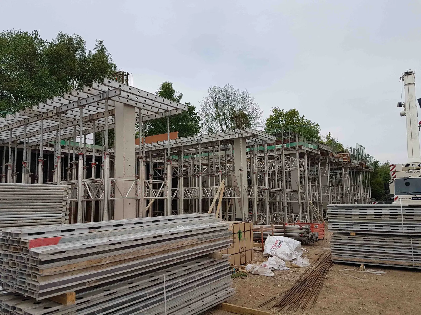 RC Frame for Big Yellow Self Storage, Guildford — Guildford, Surrey
